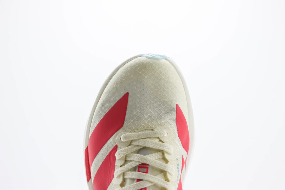 adidas Adizero Adios Pro 4 - Off White Better Scarlet Core Black