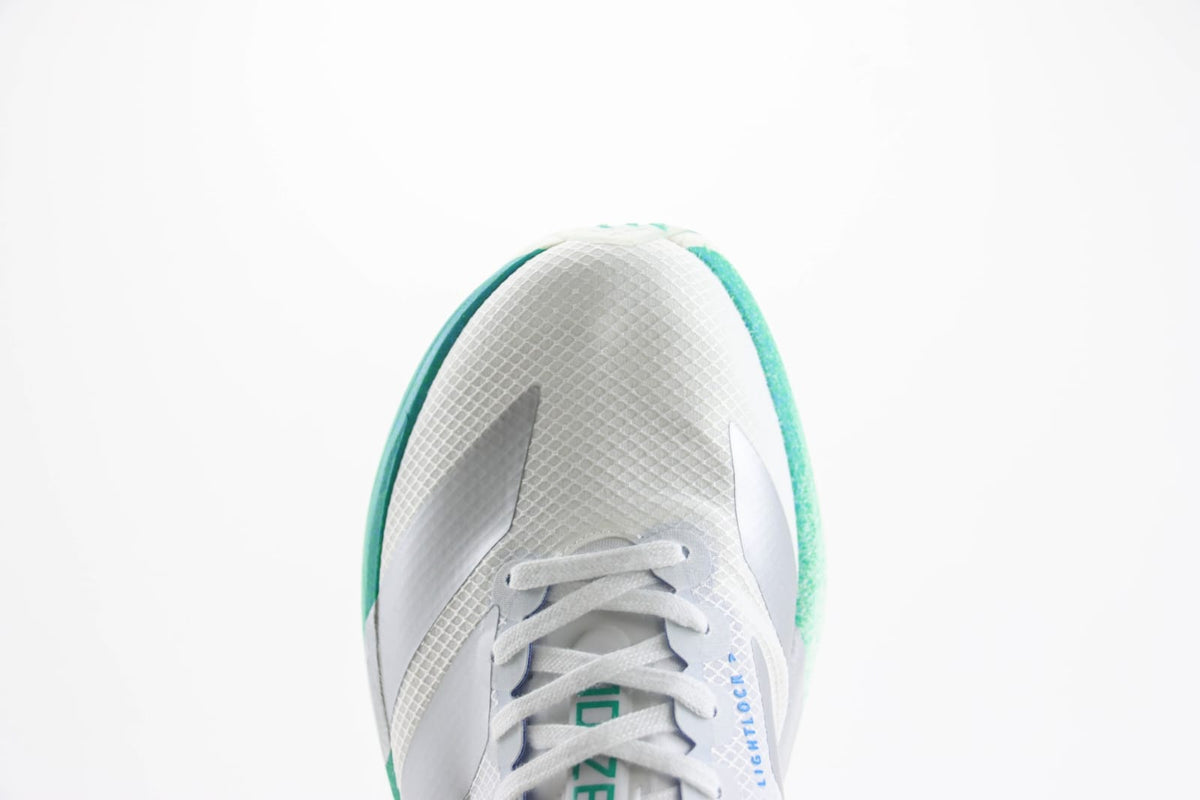 adidas Adizero Adios Pro 4 - Crystal White Matte Silver Glory Green